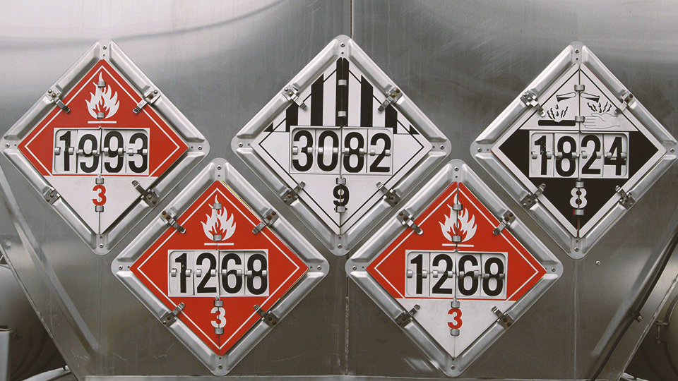 Hazmat cautions