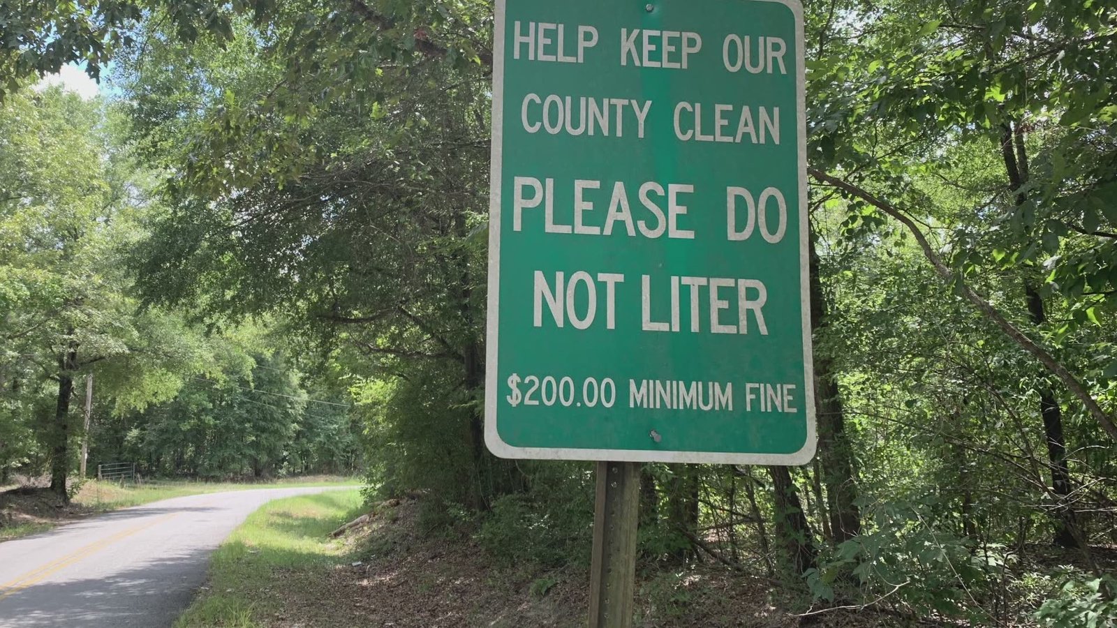 No littering