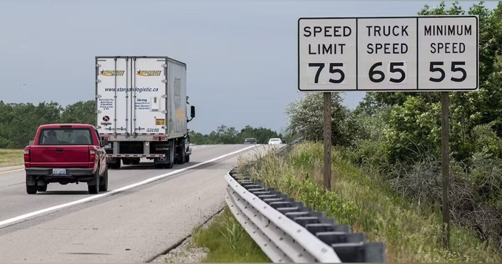 Truck speed